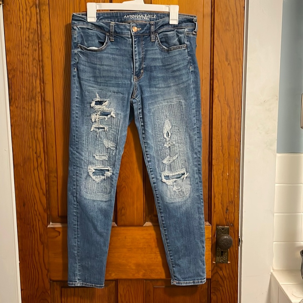 American Eagle jeggings.
